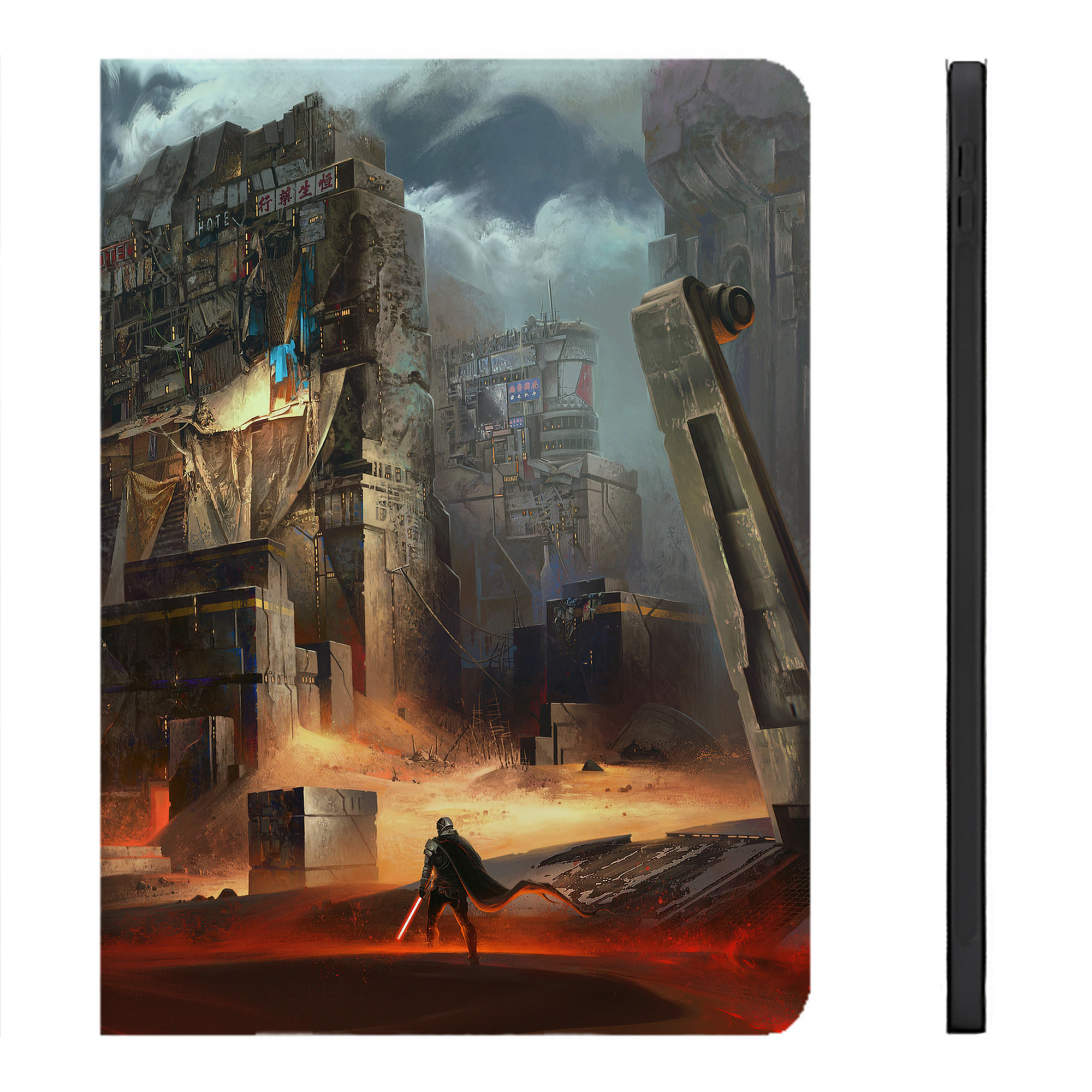 （画像用） スター・ウォーズ Star Wars IPadケース ペンホルダー付き ブックスタイルデザイン